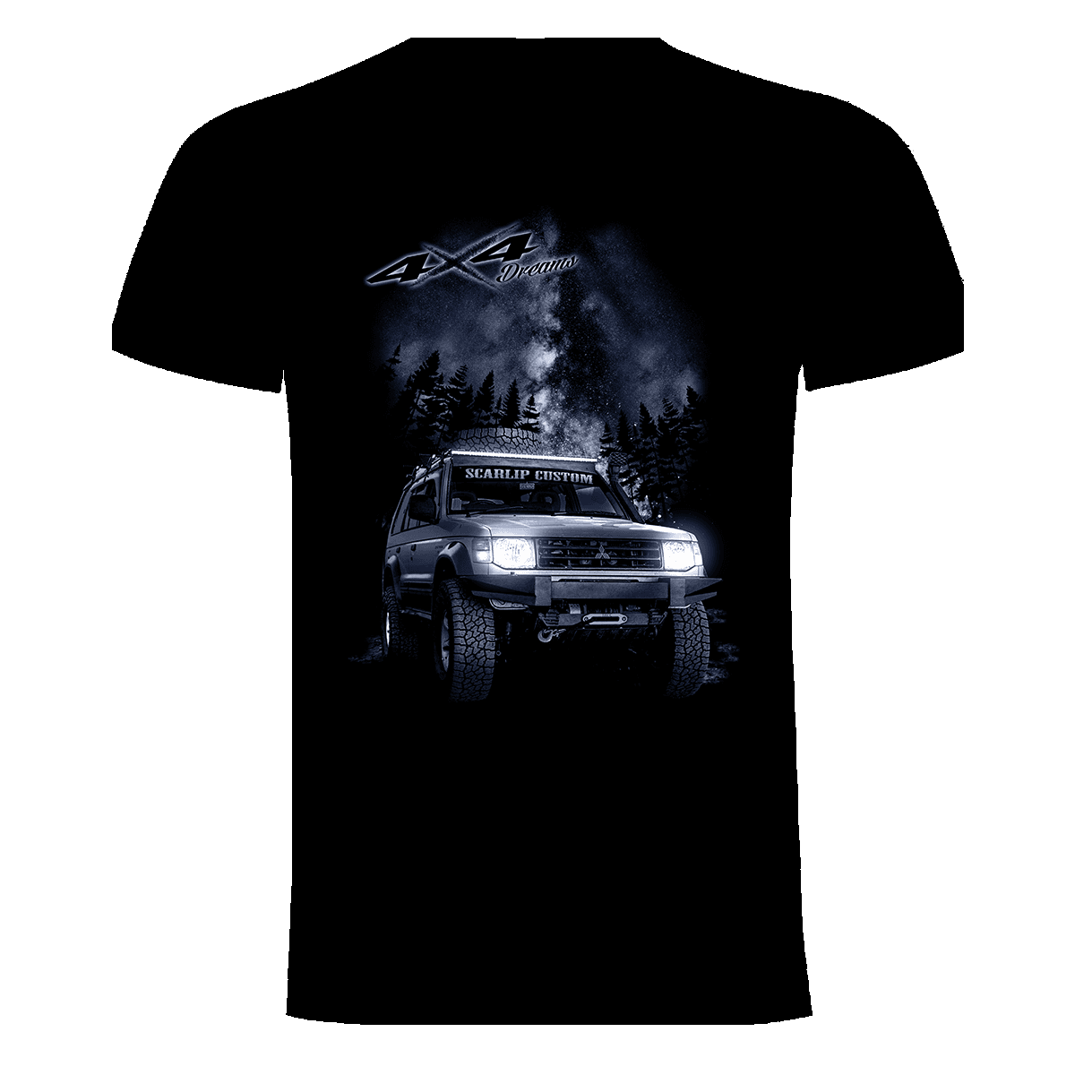 CAMISETA DREAMS 4X4 MITSUBISHI MONTERO MK2