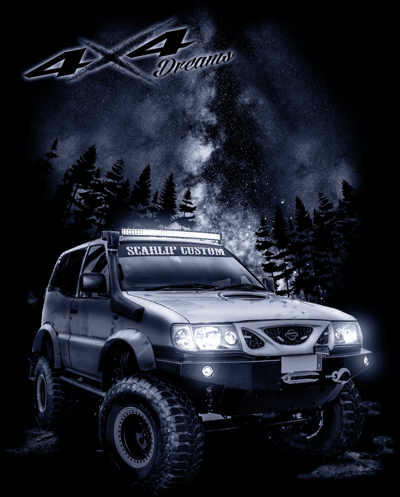 CAMISETA DREAMS 4X4 NISSAN TERRANO