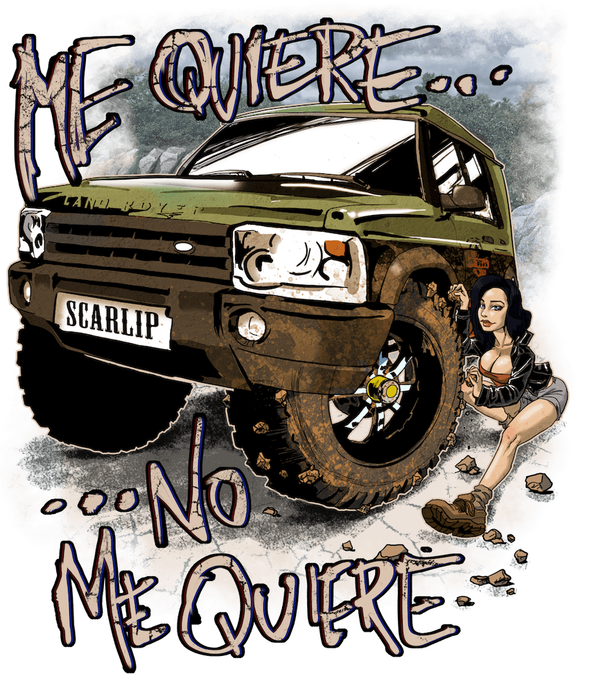 CAMISETA ME QUIERE, NO ME QUIERE (LAND ROVER)