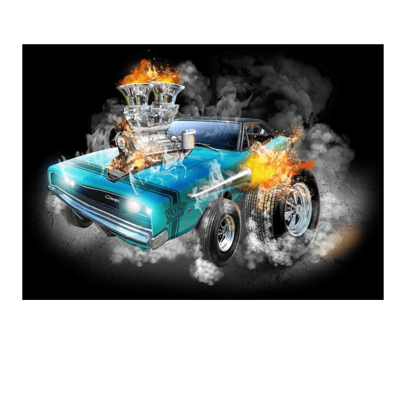 CAMISETA DODGE CHARGER CARTOON