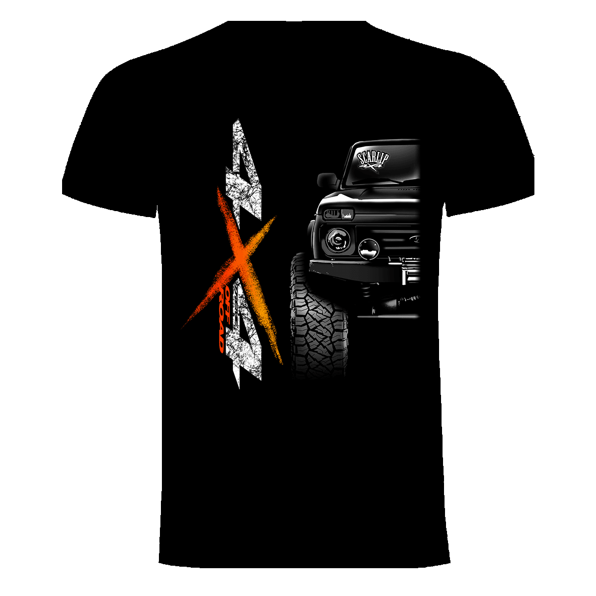 CAMISETA 4X4 OFF ROAD LAND NIVA