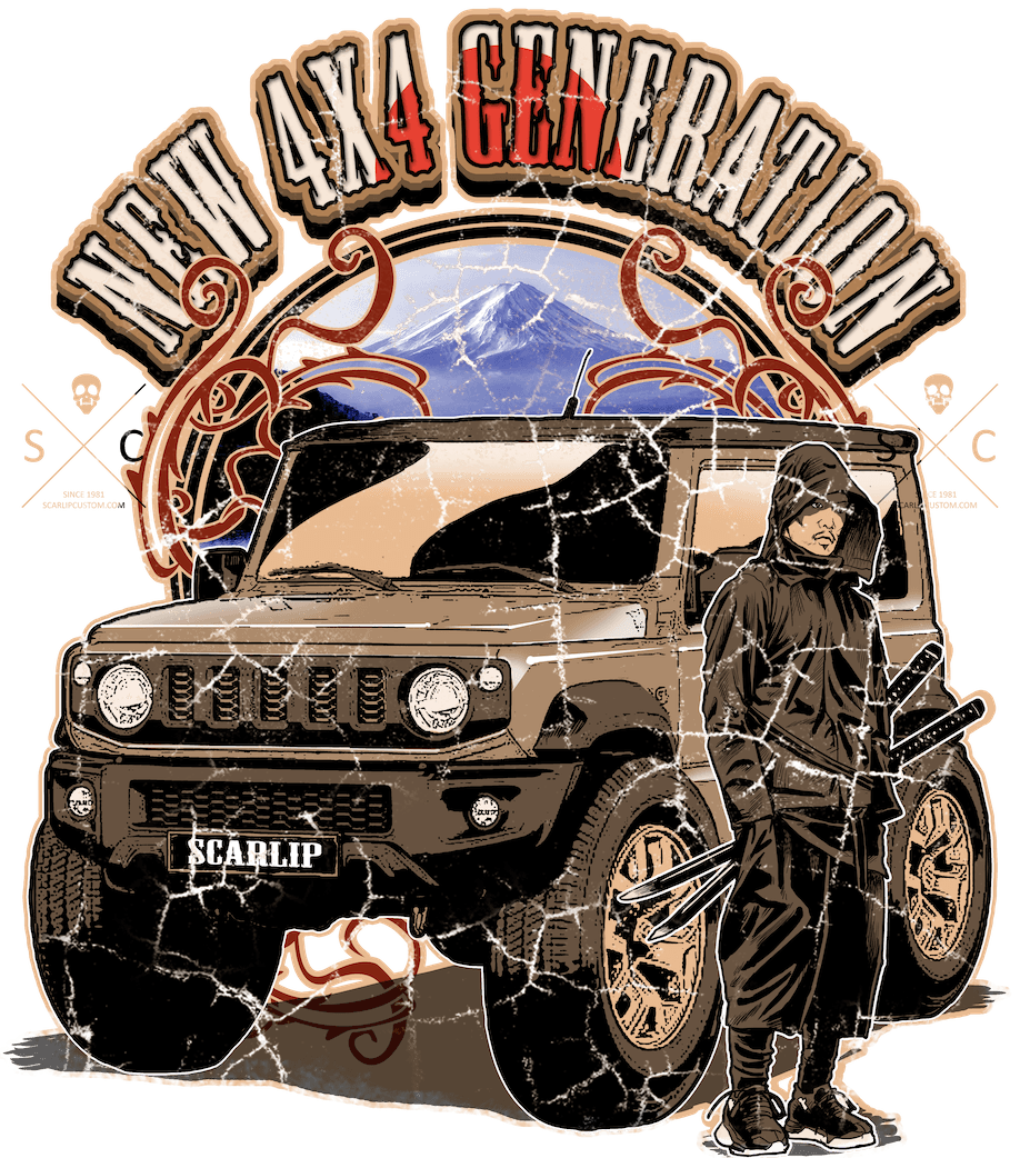 CAMISETA SUZUKI-NEW 4X4 GENERATION