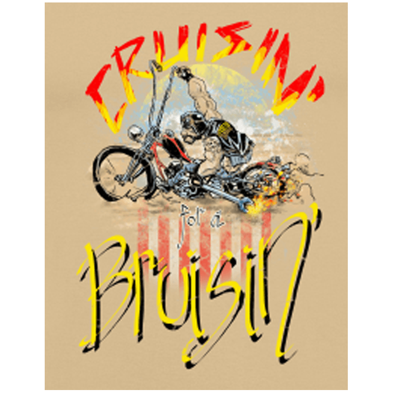 CAMISETA CRUISIN 'FOR A BRUISIN'