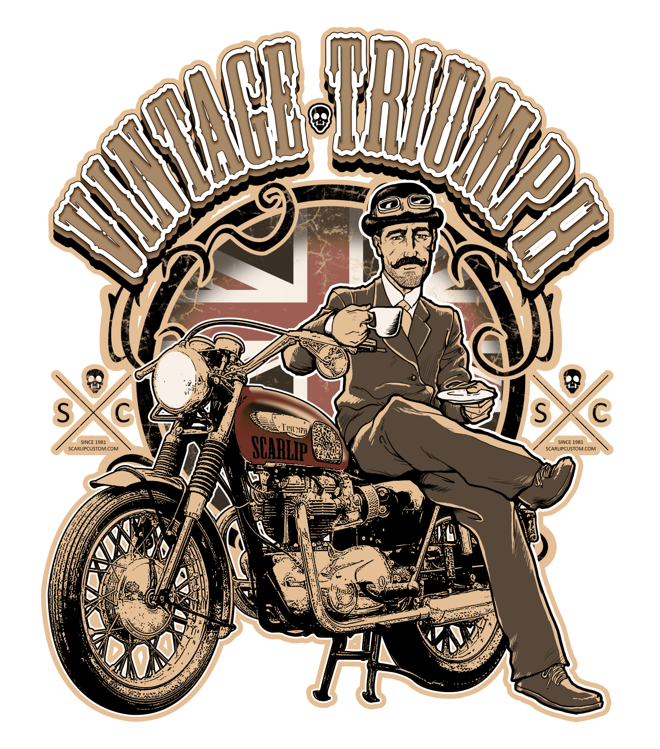 CAMISETA VINTAGE TRIUMPH