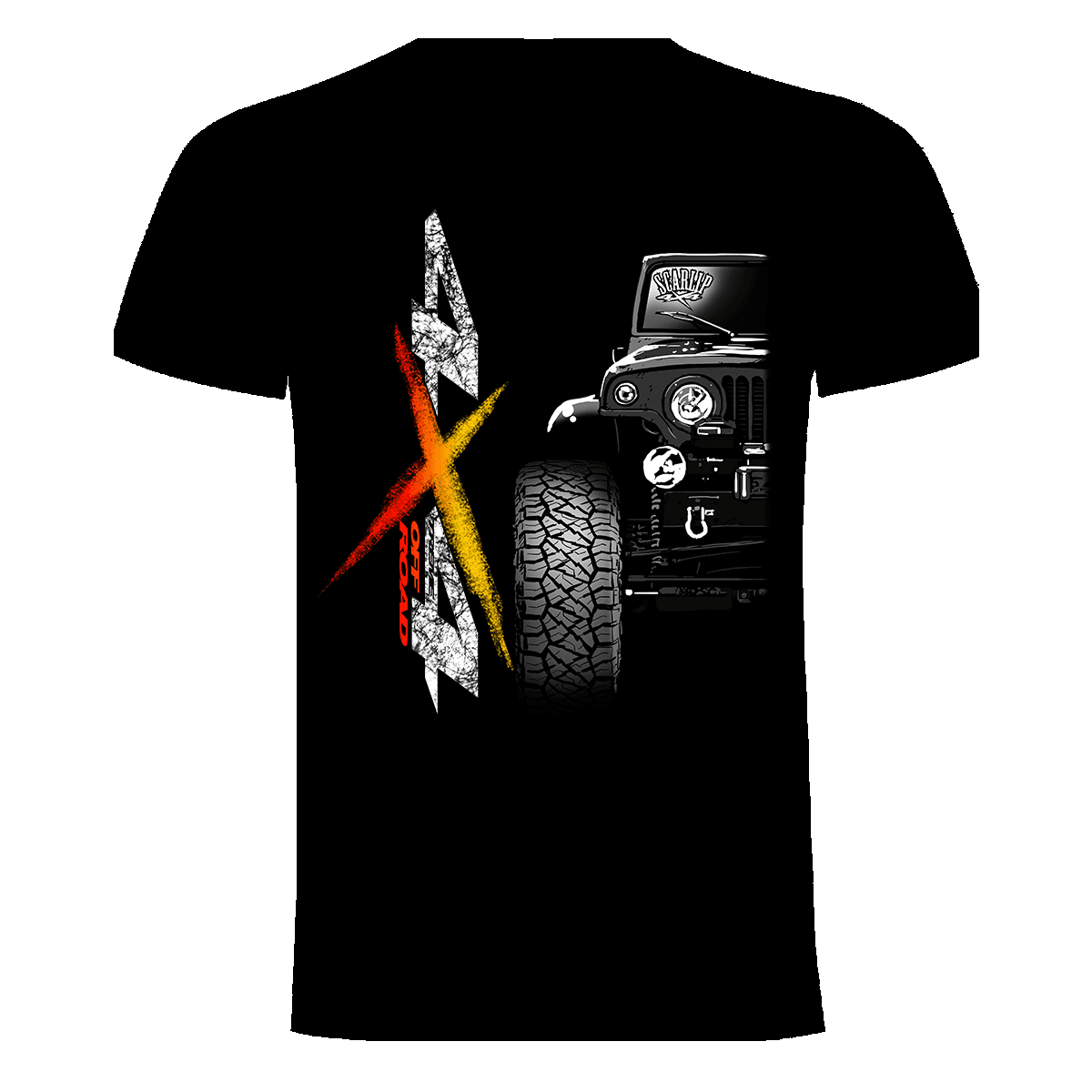 CAMISETA 4X4 OFF ROAD COMANDO