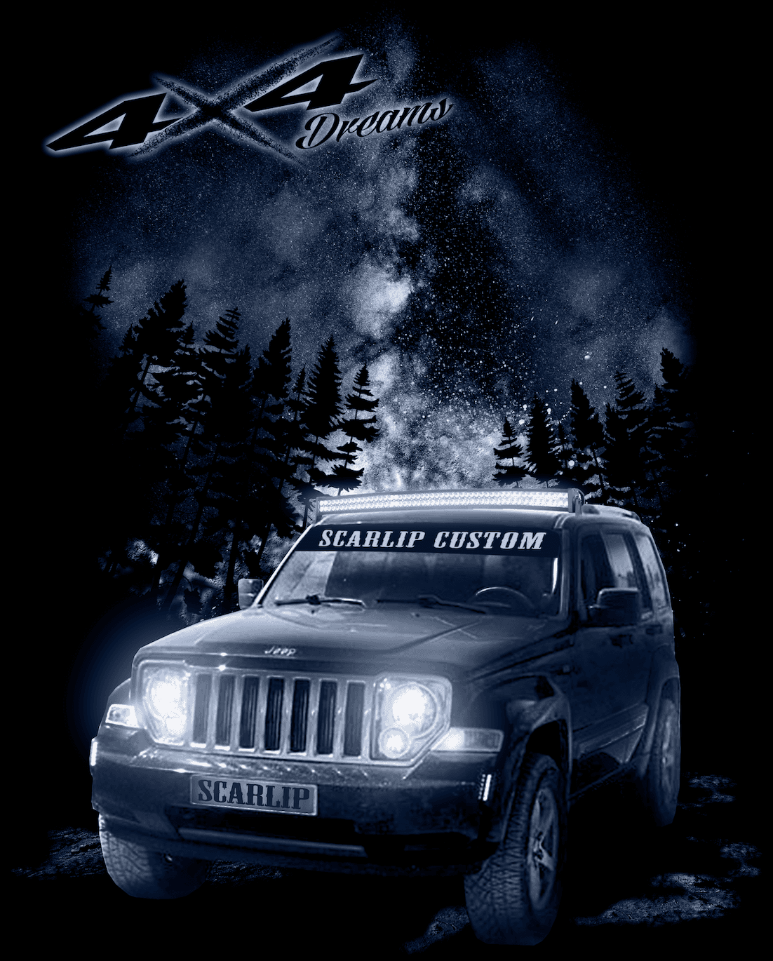 CAMISETA DREAMS 4X4 JEEP KK