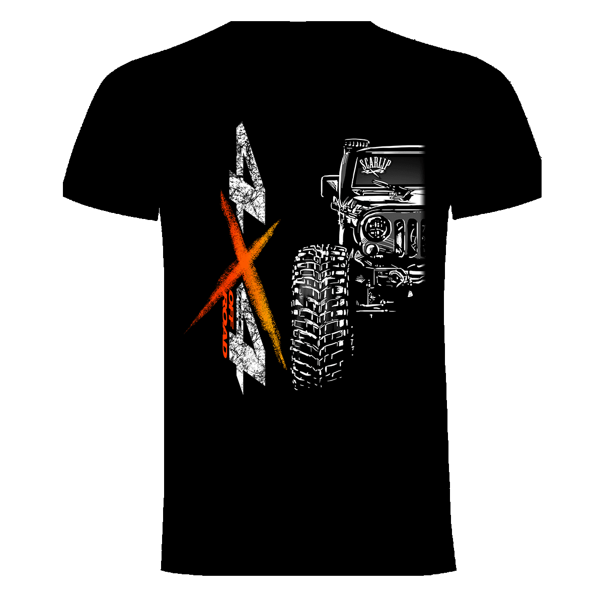 CAMISETA 4X4 OFF ROAD JEEP WRANGLER