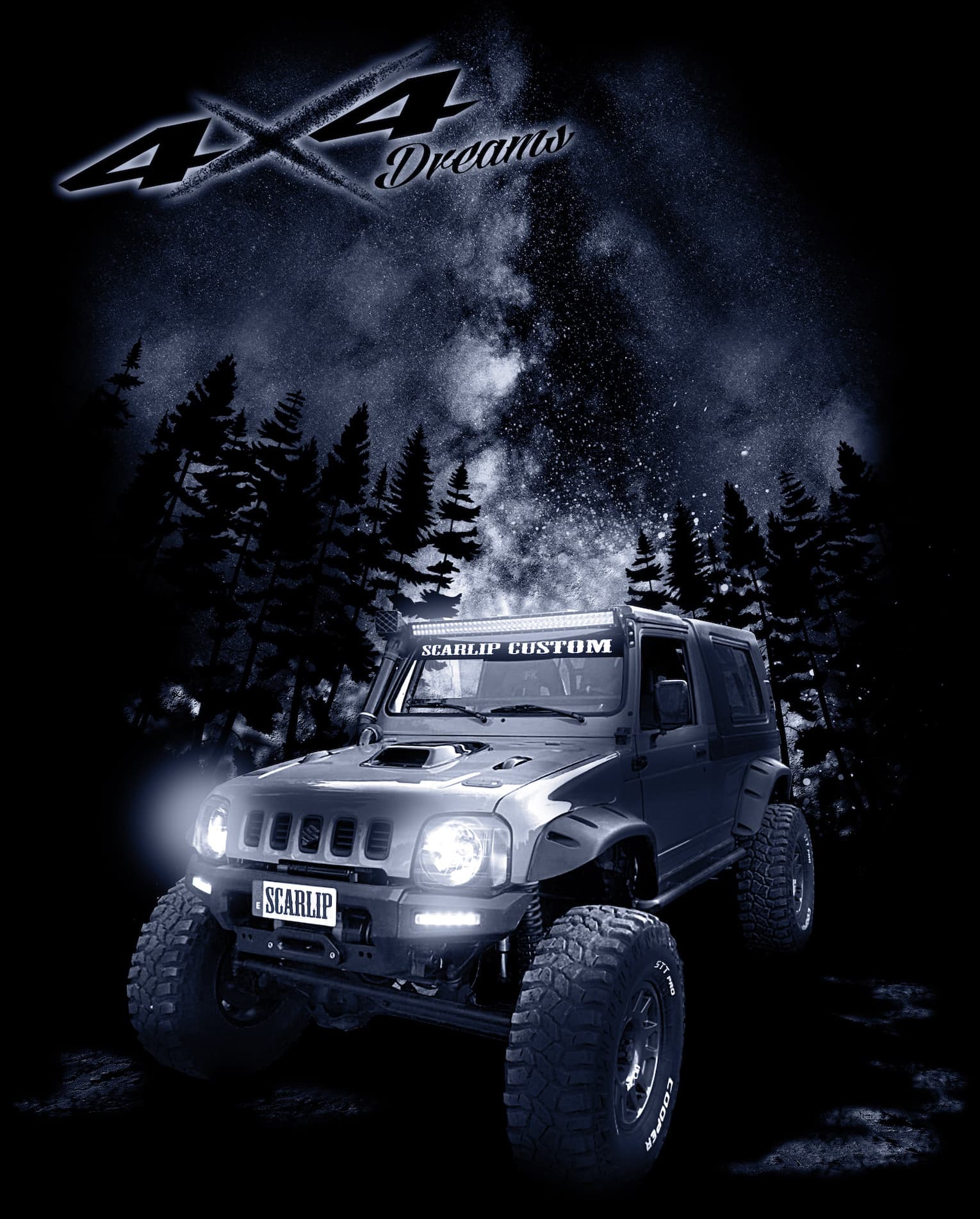 CAMISETA DREAMS 4X4 SUZUKI JUMMY SANTANA