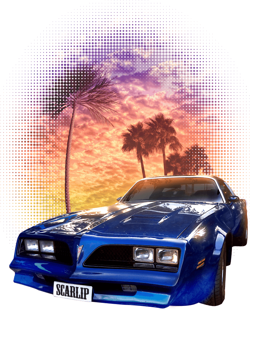 CAMISETA BLUE PONTIAC