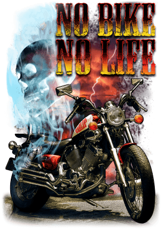 CAMISETA NO BIKE NO LIFE