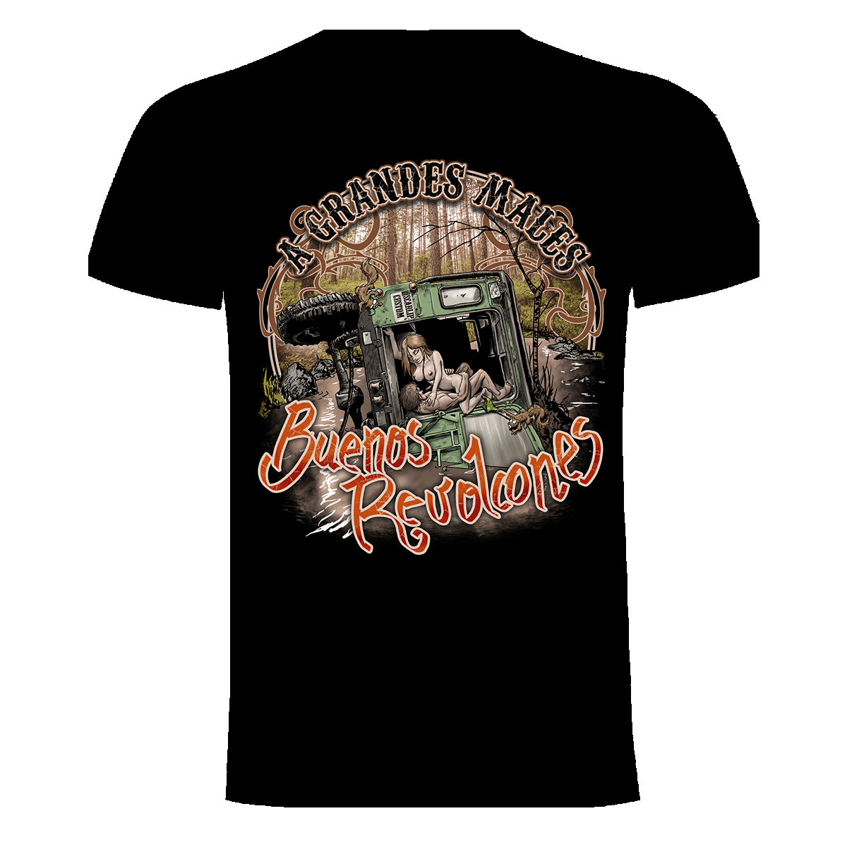 CAMISETA A GRANDES MALES BUENOS REVOLCONES (DEFENDER)