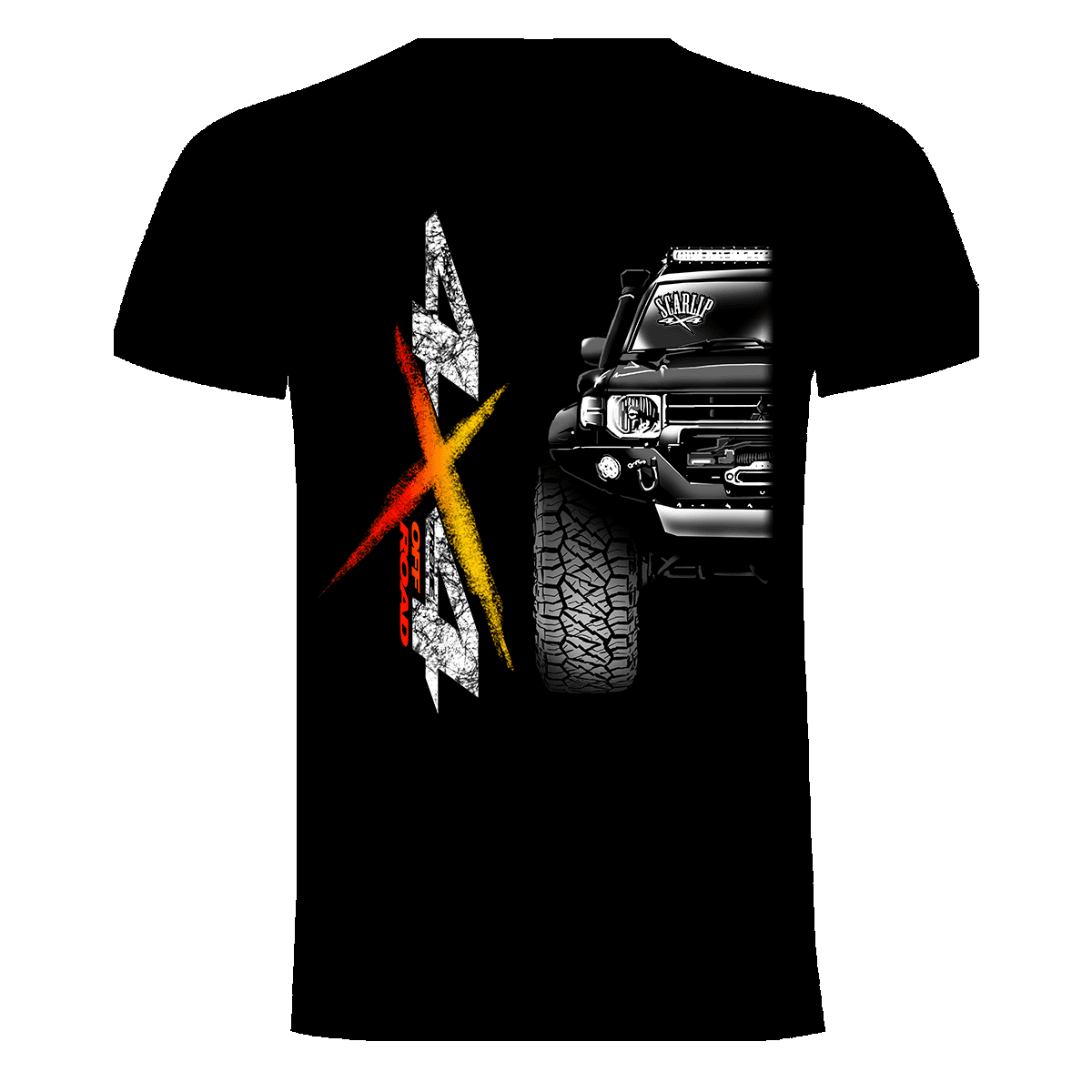 CAMISETA 4X4 OFF ROAD MITSUBISHI MONTERO