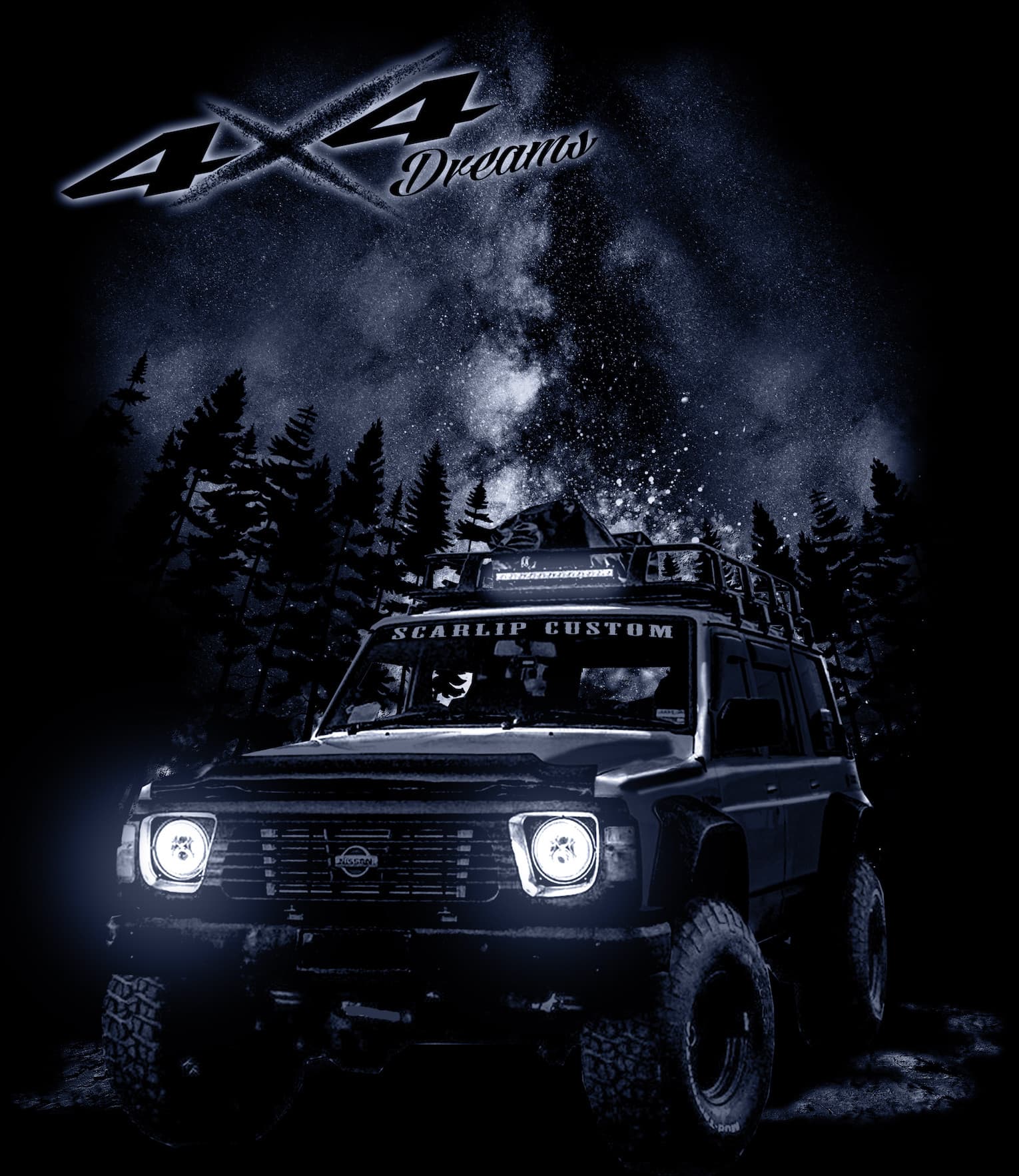CAMISETA DREAMS 4X4 NISSAN PATROL Y60