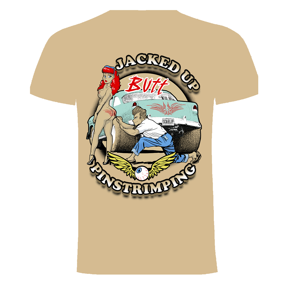 CAMISETA JACKED UP PINSTRIMPING