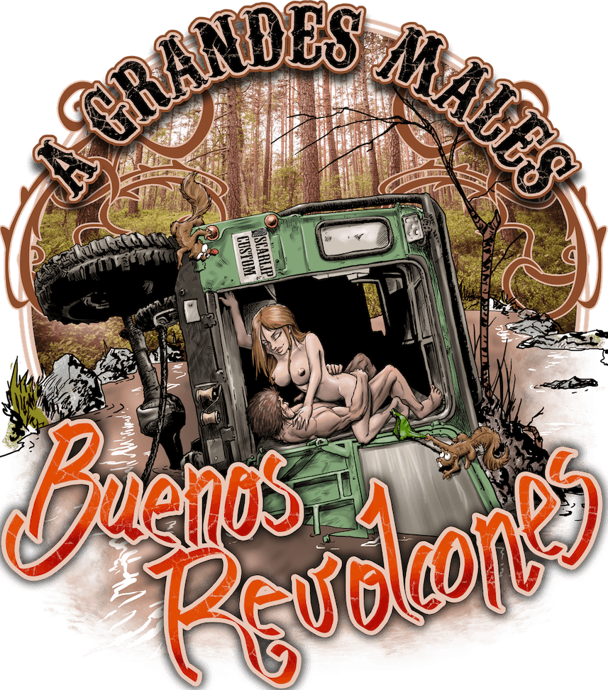 CAMISETA A GRANDES MALES BUENOS REVOLCONES (DEFENDER)