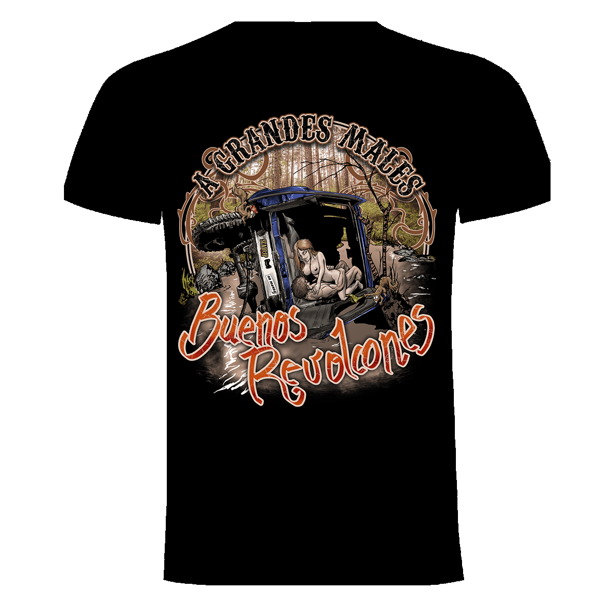 CAMISETA A GRANDES MALES BUENOS REVOLCONES (PATROLGR)