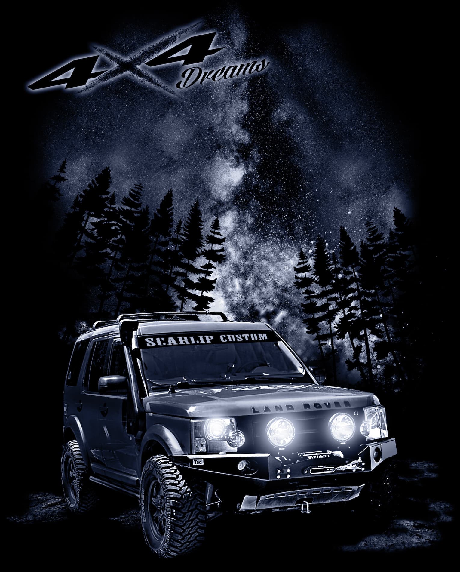 CAMISETA DREAMS 4X4 LAND ROVER DISCOVERY 3