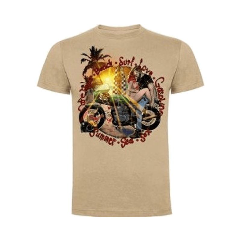 CAMISETA CAFE RACE BEACH SURF