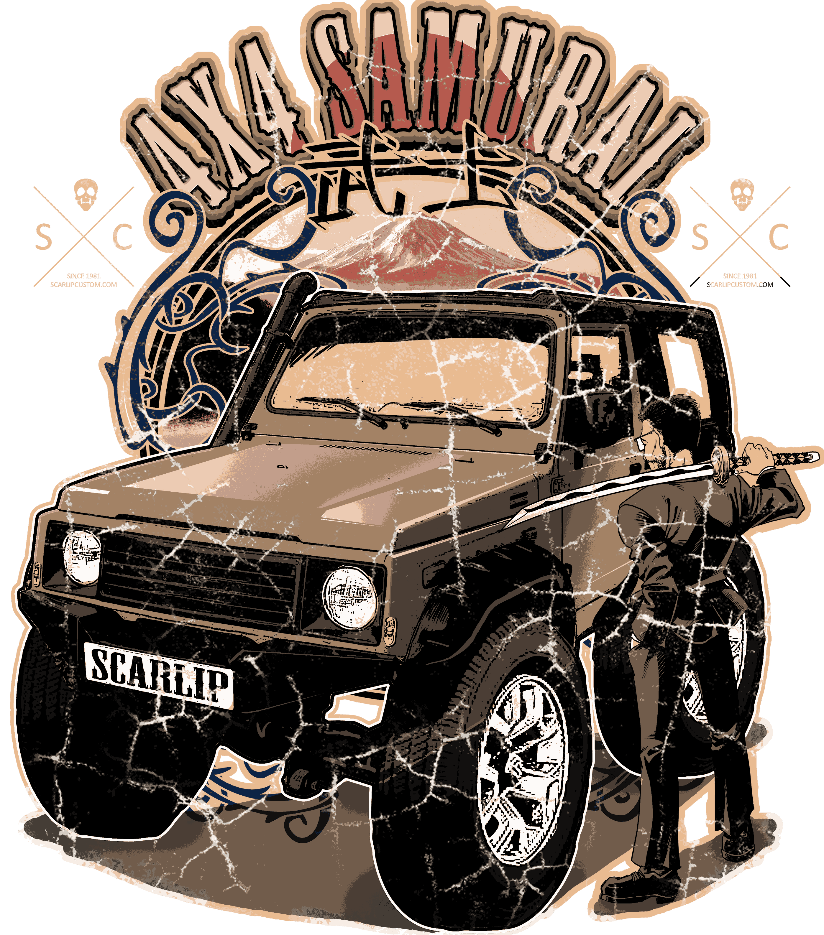 CAMISETA 4X4 SAMURAI