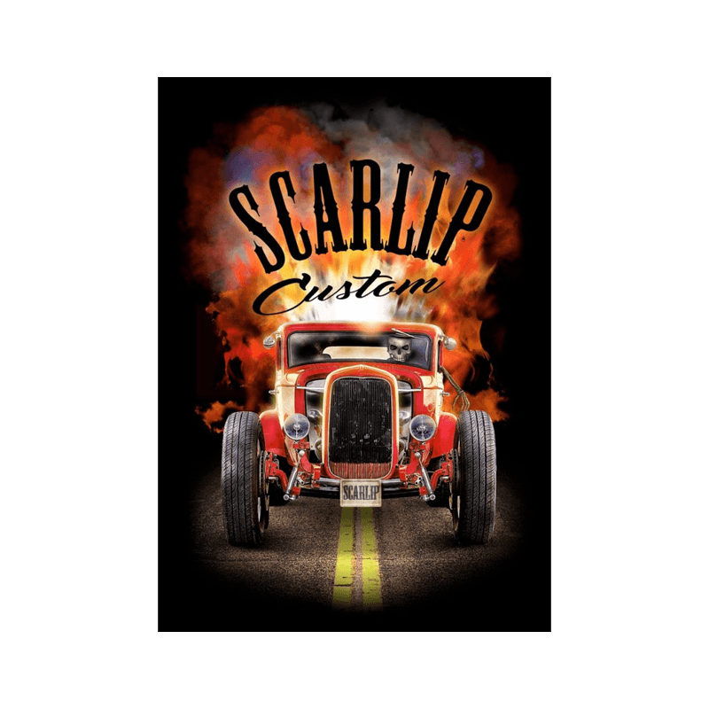 CAMISETA HOT ROD CALAVERA SCARLIP