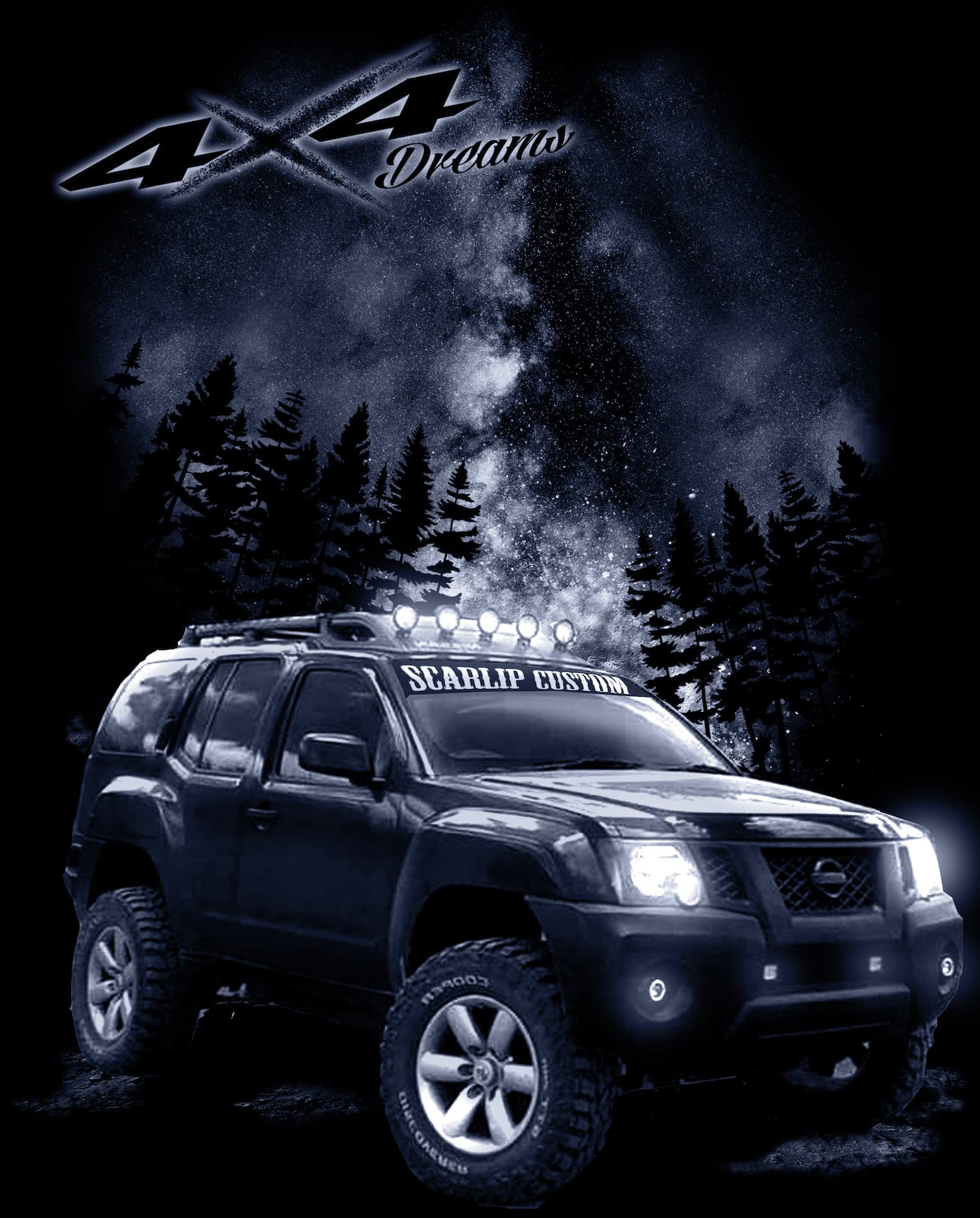 CAMISETA DREAMS 4X4 NISSAN PATHFINDER