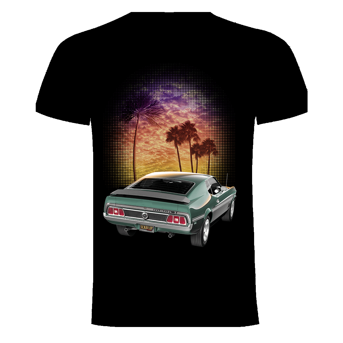 CAMISETA GREEN MUSTANG BACK