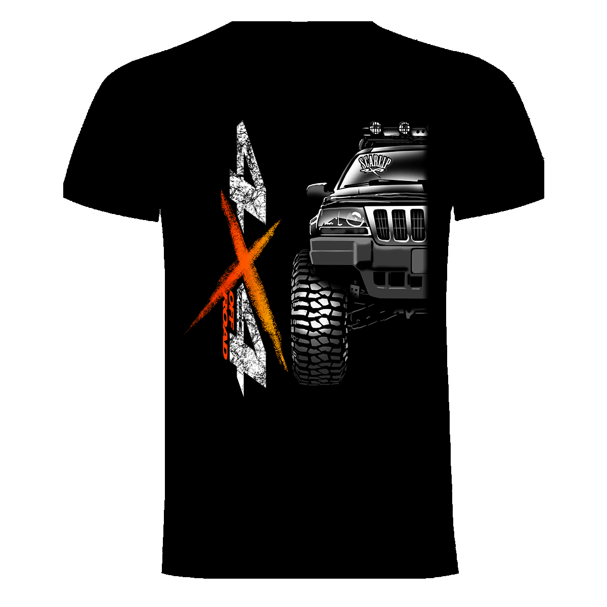 CAMISETA 4X4 OFF ROAD JEEP WJ