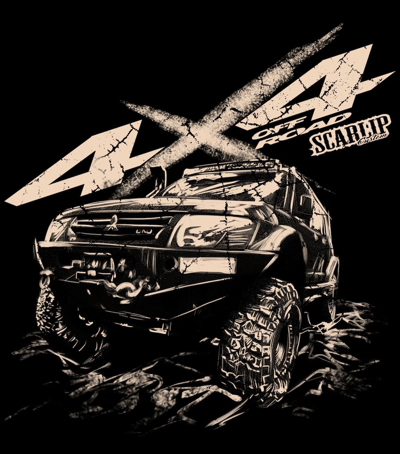 CAMISETA QUICK STROKE MITSUBISHI MONTERO