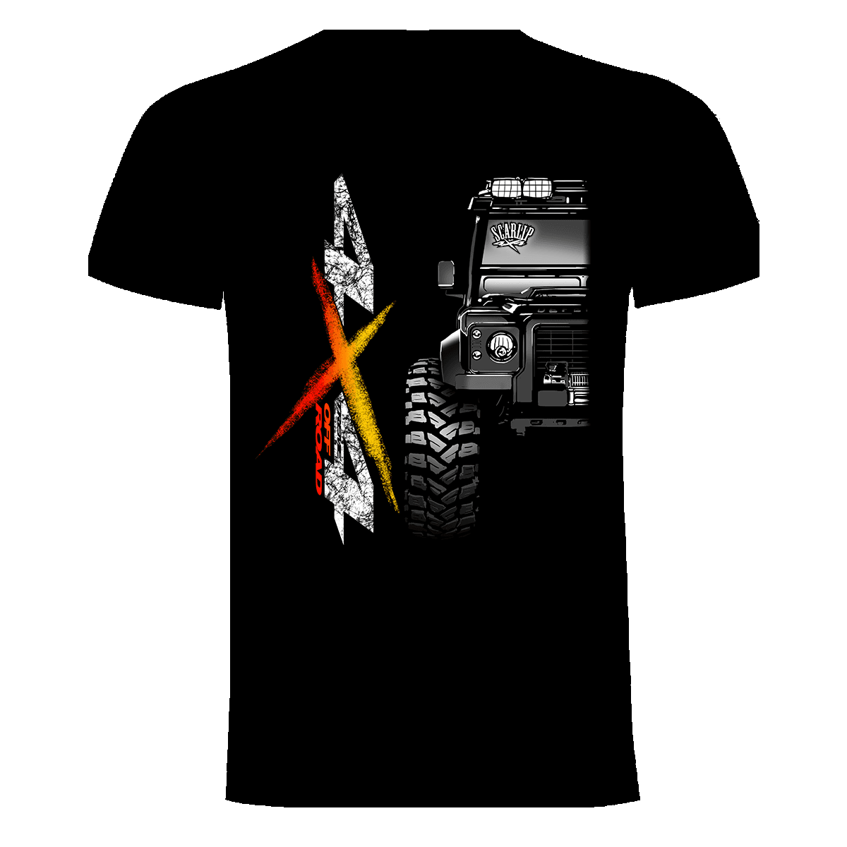 CAMISETA 4X4 OFF ROAD LAND ROVER DEFENDER