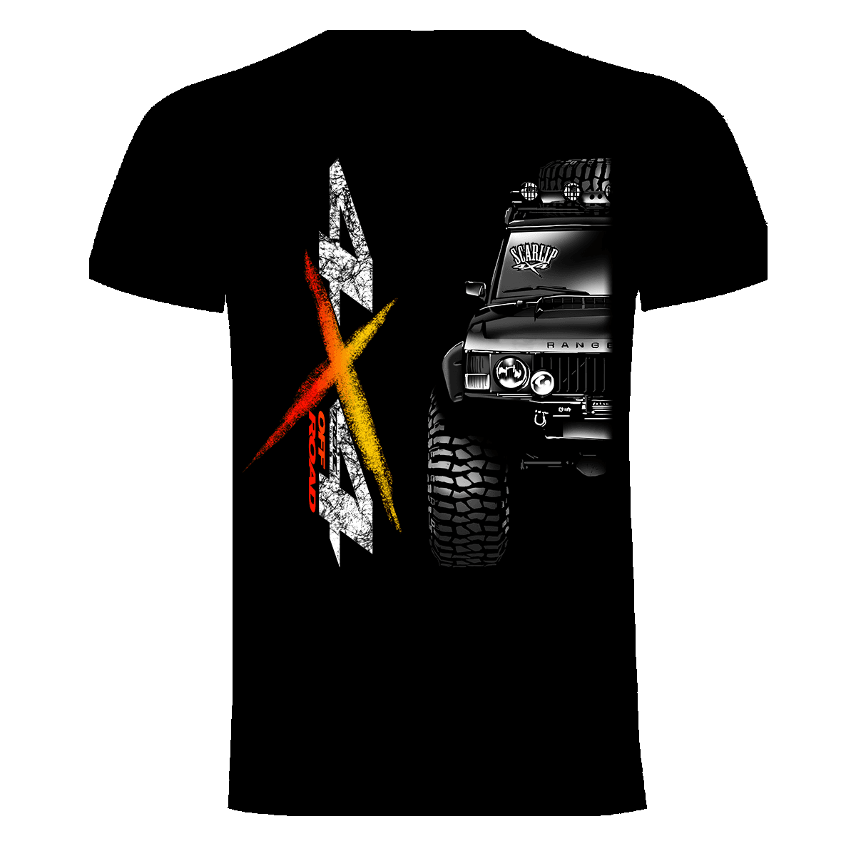 CAMISETA 4X4 OFF ROAD LAND ROVER - RANGE ROVER