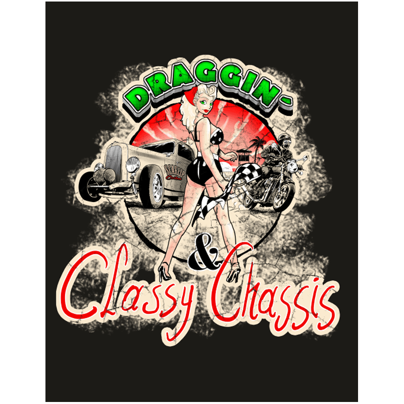 CAMISETA DRAGGIN CLASSY CHASSIS