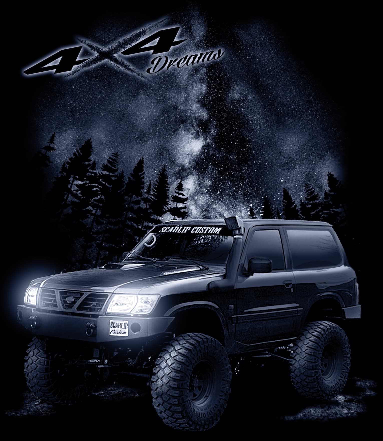 CAMISETA DREAMS 4X4 NISSAN PATROL Y61
